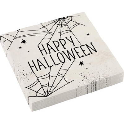 Amscan Servítky Happy Halloween Pavučina 33x33cm