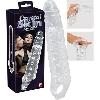 You2Toys Crystal Skin - prodlužující návlek na penis s kuličkami