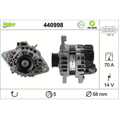 Alternátor VALEO 440998