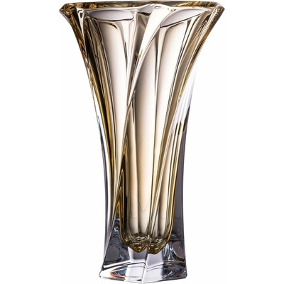 Aurum Crystal Váza MOZART amber 320 mm