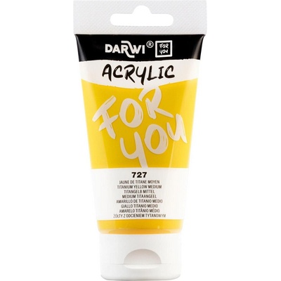 Darwi Dfy АКРИЛНА боя Titanium Yellow Medium 75 ml 1 бр (DF5150075727C)