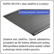 Satjam Rapid SR 510 L PE25 červená 1 m²