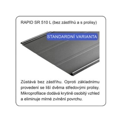 Satjam Rapid SR 510 L PE25 červená 1 m² – Zbozi.Blesk.cz