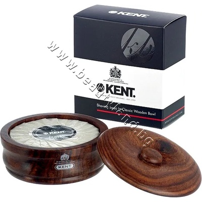 Kent Сапун Kent Luxury Shaving Soap, p/n KE-32246 - Луксозен сапун за бръснене в дървена опаковка от дъб (KE-32246)