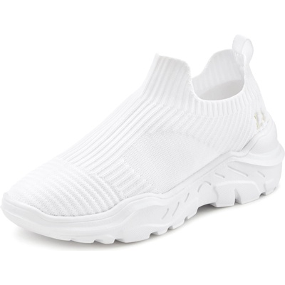LASCANA Спортни обувки Slip On бяло, размер 36