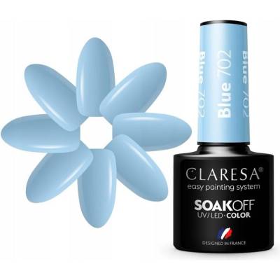Hybridní lak barevný lak Claresa Odstíny modré Blue 702