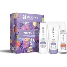 Biolage Hydra Source šampón Hydra Source 250 ml + kondicionér Hydra Source 200 ml + olej na vlasy All-In-One Multi-Benefit Oil 125 ml pre ženy