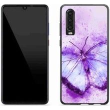 mmCase gelový kryt Huawei P30 - fialový motýl