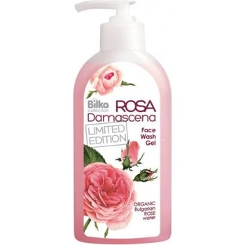 Bilka Rosa Damascena Гел за измиване на лице с органична розова вода 200мл