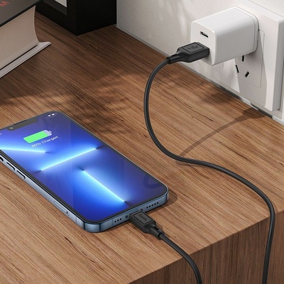 Hoco X90 USB A na Micro USB 2,4A 1m černý