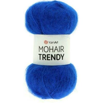 YarnArt Mohair Trendy 128 modrá
