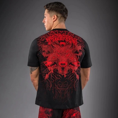 Venum - Боксова Екипировка | Официален Вносител за България Тениска Venum Wolf Atak T-Shirt - Black/Red - S