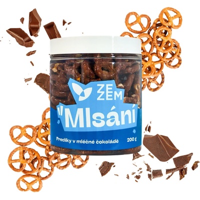 ZEZEM Preclíky v mléčné čokoládě 200 g