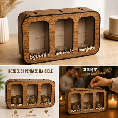 Trojitá pokladnička na záľuby