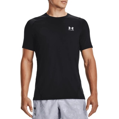 Under Armour Тениска Under Armour UA HG Armour Fitted SS TEE Черен Velikost L