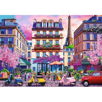 Trefl - Puzzle Spring in Paris - 4 000 piese