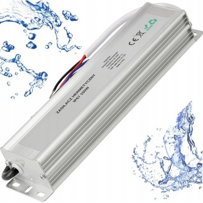BERGE LED hermetický zdroj - 24V - 150W - 6,25A - IP67 PS-WP-24V-150W