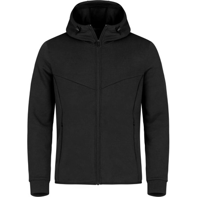 Clique mikina s kapucí Hayden Sweat Jacket Men na zip black