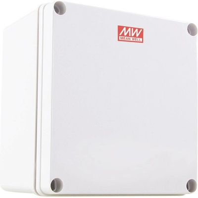 MEAN WELL pouzdro, Průmyslová skříň, Venkovní kryt 125 x 125 x 75 PC, polykarbonát, plast šedá 1 ks