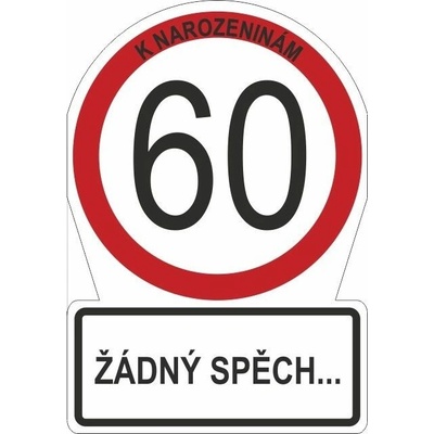 Albi Přání M - Dopravní značka 60