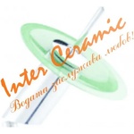 Inter Ceramic Стоящ смесител за умивалник Орекио ICF 1539273 L, месинг, хром + светло зелено, 24x18см (1539273 L)