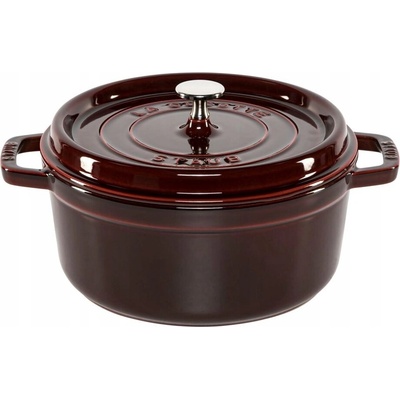 STAUB Liatinový hrniec/Cocotte, okrúhly 24 cm, 3,8 L, Grenadína Grenadine 24