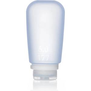 humangear GoToob+ Силиконова бутилка/чаша за пътуване 177 ml синя (072905)