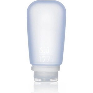 humangear GoToob+ Силиконова бутилка/чаша за пътуване 177 ml синя (072905)