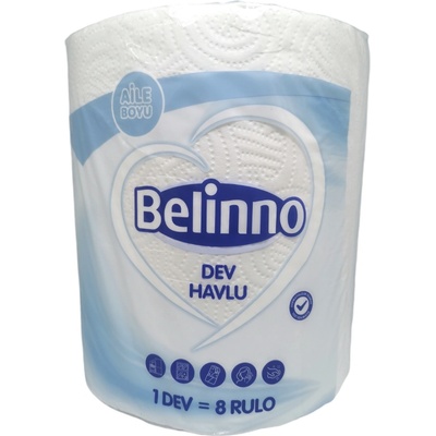 BELINNO кухненска ролка, Jumbo, Бяла, 1кг