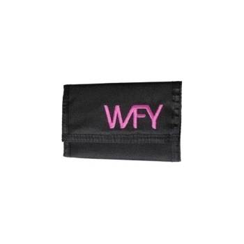 Sportovní textilní peněženka King WFY 12 černá růžová