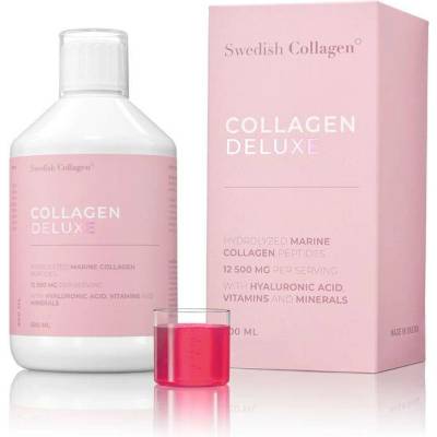 Swedish Collagen Collagen Deluxe mořský hydrolyzovaný kolagen s HA 500 ml