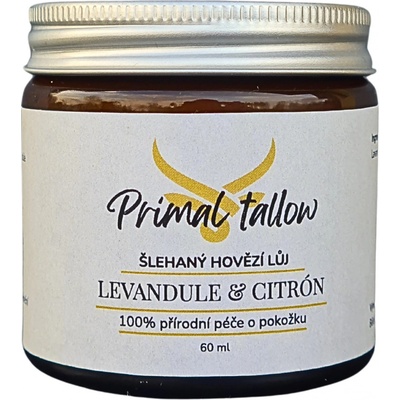 Primal Feast Vyživující krém z hovězího loje levandule & citrón 120 ml