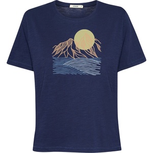GreenBomb Дамска тениска GreenBomb Women's Mountain Scenery Nova T-shirt - Navy (916-7005-0112)