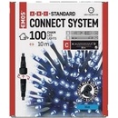 Emos D1AB01 Standard LED spojovacia vianočná reťaz 10 m vonkajšia aj vnútorná modrá časovač