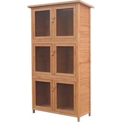 Agrofortel Dřevěná králíkárna VERONA 102 x 48 x 180 cm – Zboží Dáma
