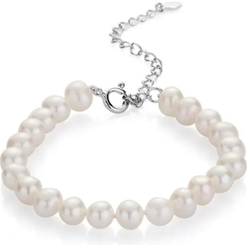 Image 1 of Swan Гривна със сладководни бели перли 7, 5-8мм R04378BW Swan