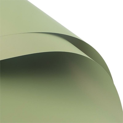 Floristická fólie jednobarevná CF2133B 57cm x 57cm 20 arch/bal - 12 olivově zelená