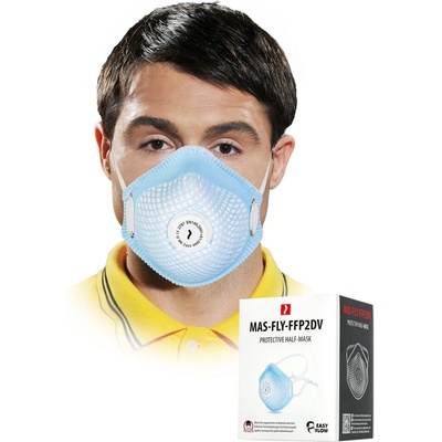 Reis MAS Fly Protiprachová polomaska FFP2DV s ventilom 10 ks