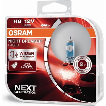 Osram Night Breaker Laser H8 12V 35W PGJ19-1 2 ks