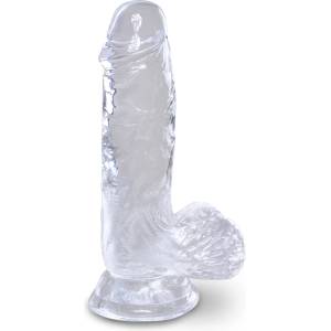 Pipedream King Cock Clear 5" Cock with Balls
