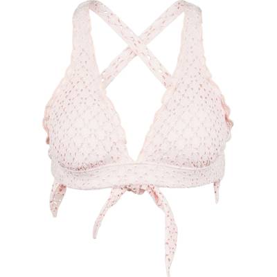 Seafolly Дамско бикини горнище Seafolly Women's Daydreamer Multi Fit Longline Tri Bikini top - Dustypink - размер 32 (EU) (150-5065-0111)