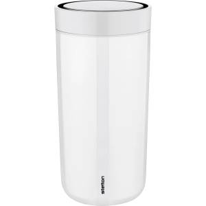 Stelton Термочаша To-Go Click с двойни стени от стомана 400 мл цвят тебешир (685-3)