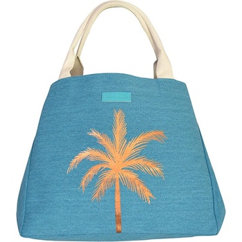 Mora Mora ПЛАЖНА ЧАНТА palma blue