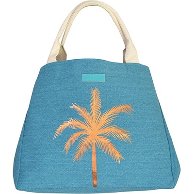 Mora Mora ПЛАЖНА ЧАНТА palma blue