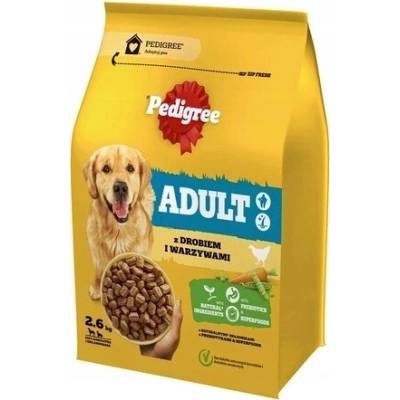 Pedigree Adult Medium & Large s hydinou a zeleninou 2,6 kg