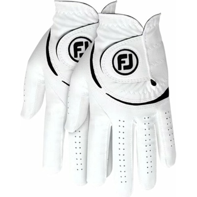 Footjoy Weathersof Mens Golf Glove (2 Pack) Regular LH White/Black S 2024