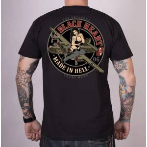 Black heart Мъжка тениска BLACK HEART - LIBERATOR B-24 - Black - 19295