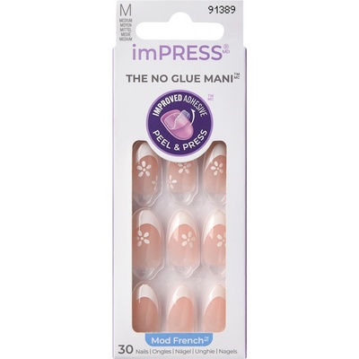 KISS Nalepovací nehty ImPRESS Nails Fearless 30 ks – Zbozi.Blesk.cz