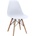 TopMebel Трапезен стол Nova TopMebel PP в бял цвят 46x51x80cm