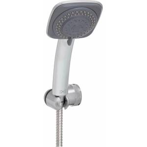 INVENA Душ комплект Invena Alize Exe с 5 функции, хром - черен (AU-81-M01-C)